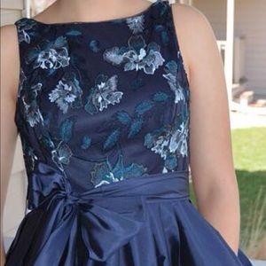 Navy Blue Prom Dress
